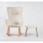 Fauteuil d'allaitement et repose pieds Sherpa Fauteuil d'allaitement et repose pieds Sherpa