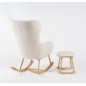 Fauteuil d'allaitement et repose pieds Sherpa Fauteuil d'allaitement et repose pieds Sherpa