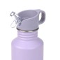Gourde Pour Enfant Inox Little Gang Coeur Lilas Gourde Pour Enfant Inox Little Gang Coeur Lilas