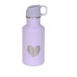 Gourde Pour Enfant Inox Little Gang Coeur Lilas Gourde Pour Enfant Inox Little Gang Coeur Lilas