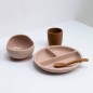 Coffret Repas en silicone - Sable & Caramel Coffret Repas en silicone - Sable & Caramel