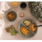 Coffret repas silicone - Sauge et Sapin Coffret repas silicone - Sauge et Sapin