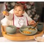 Coffret repas silicone - Sauge et Sapin Coffret repas silicone - Sauge et Sapin