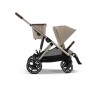 Poussette Gazelle S Almond Beige Taupe Frame Poussette Gazelle S Almond Beige Taupe Frame