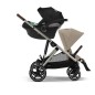 Poussette Gazelle S Almond Beige Taupe Frame Poussette Gazelle S Almond Beige Taupe Frame