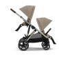 Poussette Gazelle S Almond Beige Taupe Frame Poussette Gazelle S Almond Beige Taupe Frame