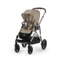 Poussette Gazelle S Almond Beige Taupe Frame Poussette Gazelle S Almond Beige Taupe Frame