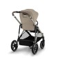 Poussette Gazelle S Almond Beige Taupe Frame Poussette Gazelle S Almond Beige Taupe Frame