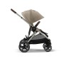 Poussette Gazelle S Almond Beige Taupe Frame Poussette Gazelle S Almond Beige Taupe Frame