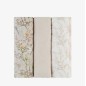 Lot de 3 Langes Secret Garden Beige Lot de 3 Langes Secret Garden Beige
