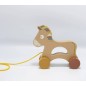 Jouet à Tirer en Bois - Cheval Jouet à Tirer en Bois - Cheval
