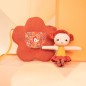 Poupée Adèle avec sac fleur Poupée Adèle avec sac fleur