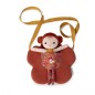 Poupée Adèle avec sac fleur Poupée Adèle avec sac fleur