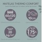 Matelas Thermo Confort 60x120 cm Matelas Thermo Confort 60x120 cm