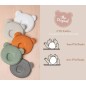 Coussin Cale Tête P'tit Panda Kaki Coussin Cale Tête P'tit Panda Kaki