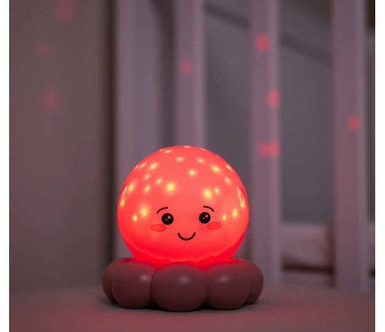 Veilleuse Twinkles To Go Octo Rose Pastel