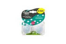 Lot De 2 Sucettes classique 0-6 Mois Assortis