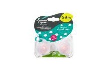 Lot De 2 Sucettes classique 0-6 Mois Assortis