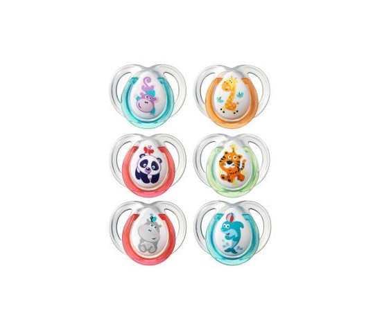 Lot De 2 Sucettes Fun 0-6M Assortis