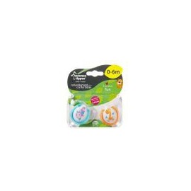 Lot De 2 Sucettes Fun 0-6M Assortis