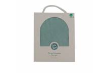 Drap Housse 70x140 cm Bleu Vert