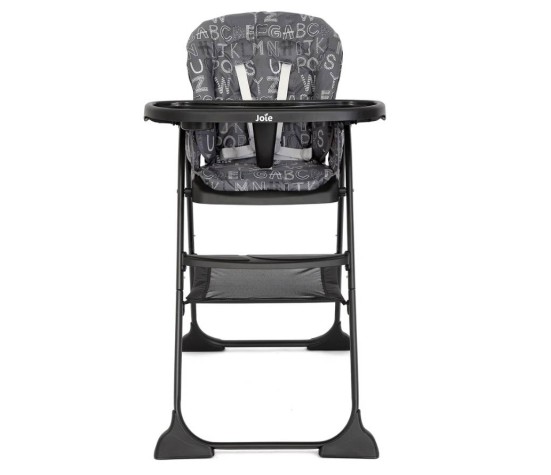 Chaise haute Mimzy Snacker - ABC Charcoal