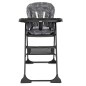 Chaise haute Mimzy Snacker - ABC Charcoal Chaise haute Mimzy Snacker - ABC Charcoal