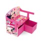 Banc à Jouets 3 en 1 en Bois Transformable en Bureau Minnie Banc à Jouets 3 en 1 en Bois Transformable en Bureau Minnie