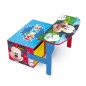 Banc à Jouets 3 en 1 en Bois Transformable en Bureau Mickey Banc à Jouets 3 en 1 en Bois Transformable en Bureau Mickey