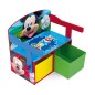 Banc à Jouets 3 en 1 en Bois Transformable en Bureau Mickey Banc à Jouets 3 en 1 en Bois Transformable en Bureau Mickey