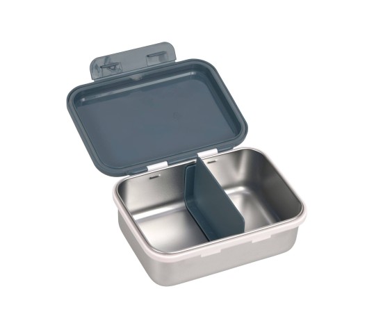 Boîte à Goûter Inox Happy Prints Bleu Nuit