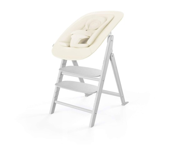 Chaise Haute Click & Fold 4 en 1 All White