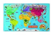 Puzzle Monde magnetique