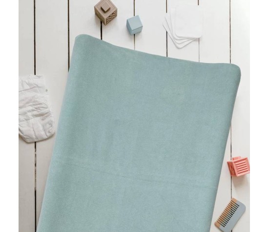 Housse Matelas à Langer 50x70 cm Bleu Vert