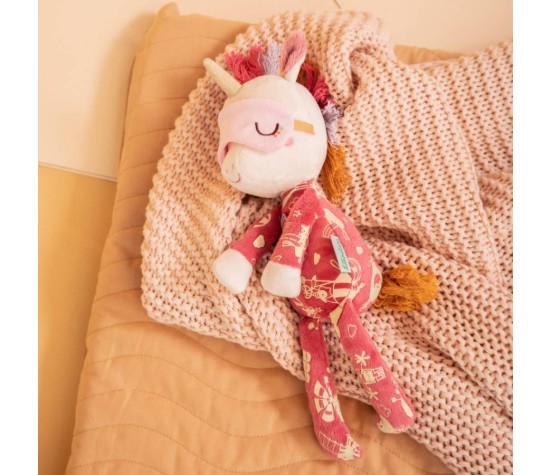 Peluche amie de la nuit Lena la licorne