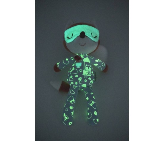 Peluche ami de la nuit Alice la renarde