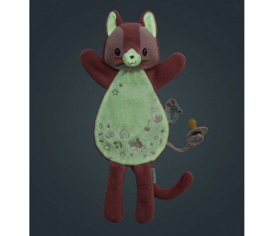Doudou marionnette phosphorescent Jeanne