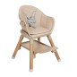 Chaise Haute Woody Beige 6 en 1 Chaise Haute Woody Beige 6 en 1