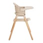 Chaise Haute Woody Beige 6 en 1 Chaise Haute Woody Beige 6 en 1