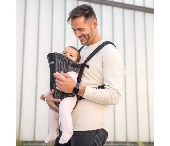 Porte Bébé Gwen Fly Knit Gris