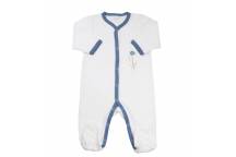 Pyjama Dors Bien Fleur Bleu 0 mois
