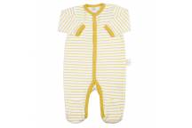 Pyjama Dors Bien Rayures Jaunes 1 mois