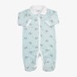 Pyjama Dors Bien Fleur Bleu 0 mois Pyjama Dors Bien Fleur Bleu 0 mois