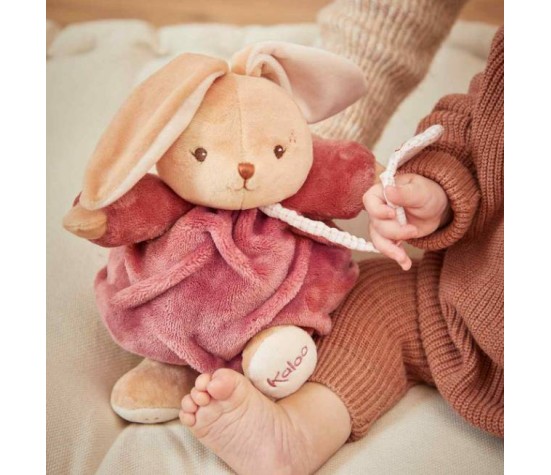 Peluche Lapin Patapouf Bordeaux