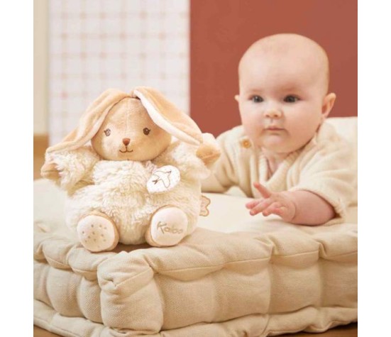 Peluche Musicale Lapin Patapouf Crème