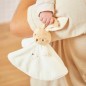 Doudou Lapin Rond Crème