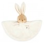 Doudou Lapin Rond Crème