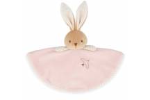 Doudou Lapin Rond Rose