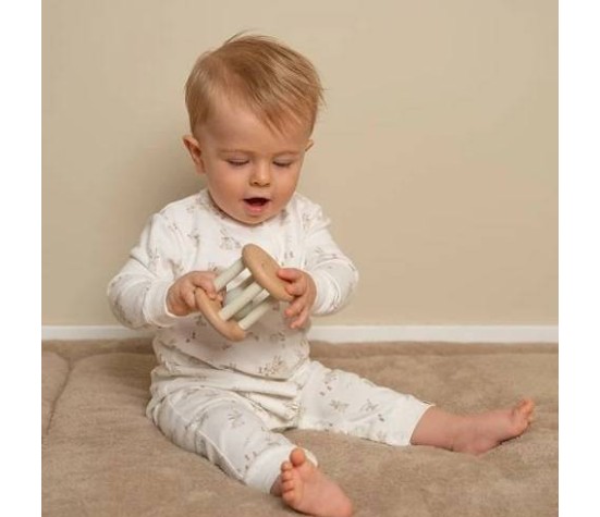Hochet Roulant en Bois Baby Bunny