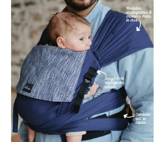 Porte Bébé P'tit Evo Indigo